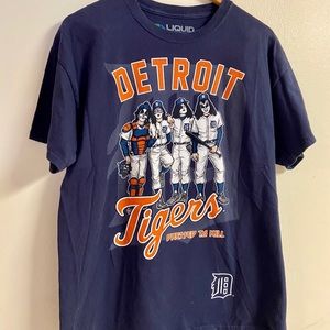 Detroit Tigers KISS band Tshirt